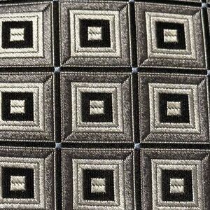 Ted Baker Black and Silver Geometric Tie